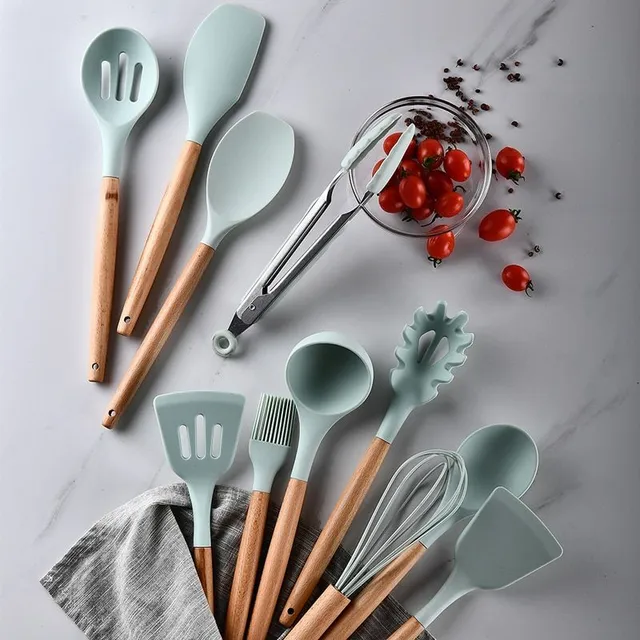 Silicone dishes for kitchen mix SPOONTONGS