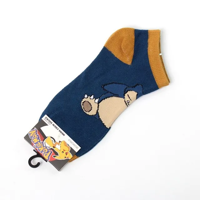 Dětské kotníkové ponožky s motivem Pokémon - 1 pár