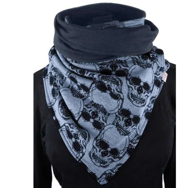 Women's warm elegant triangle wrap scarf