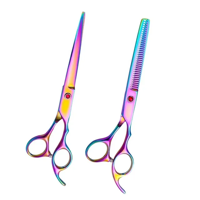 Professional stylish hairdressing scissors