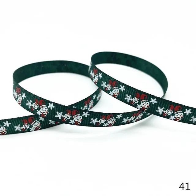 Christmas ribbon with print