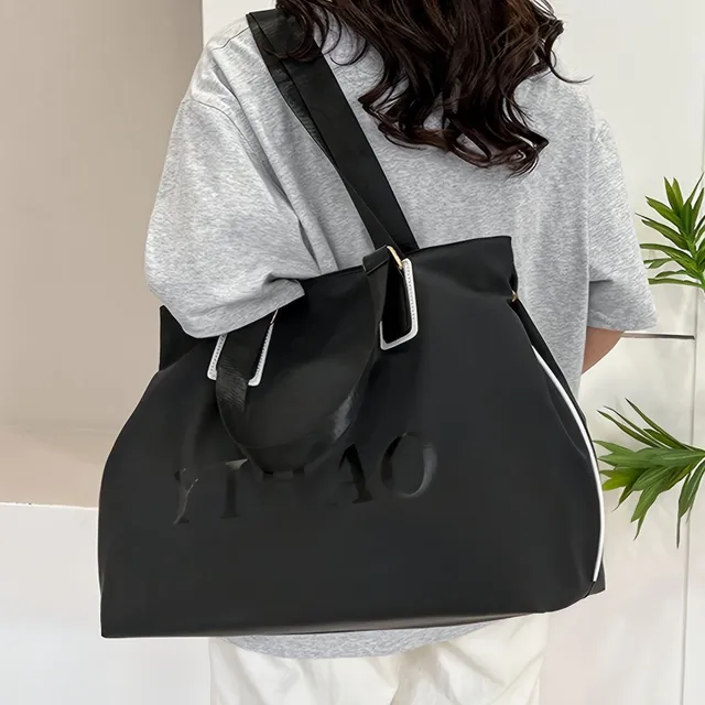 Módna veľká kapacita taška, Nylon taška nad ramenom, dámska kabelka pre voľný čas a cestovné tašky