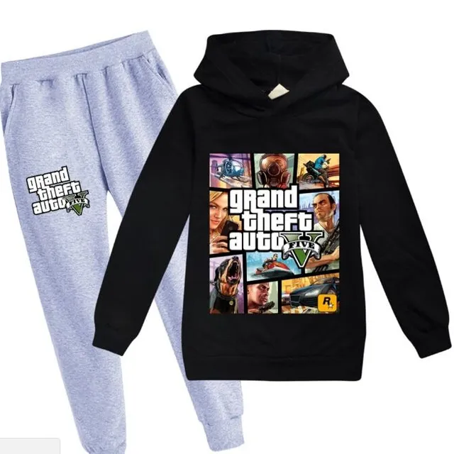 Children's training suits cool with GTA 5 prints color at picture 16 3 - 4 roky
