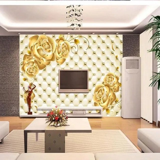 Luxury 3D wallpaper in European style