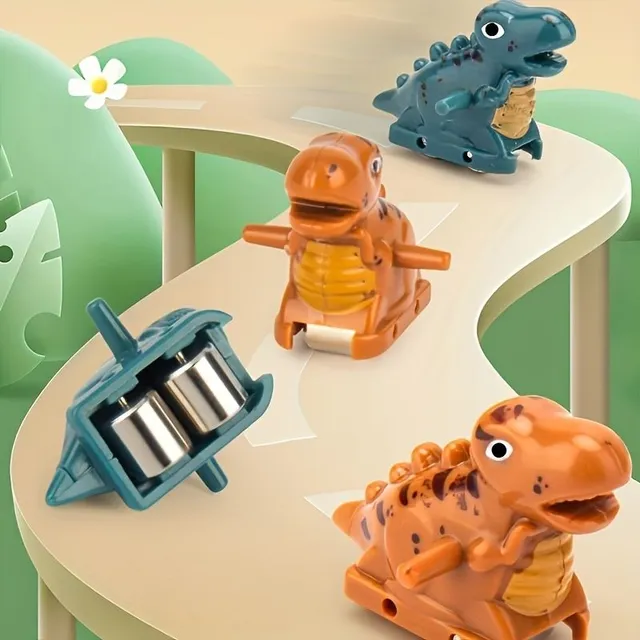 Set dinosauri: montagne russe e scivolo