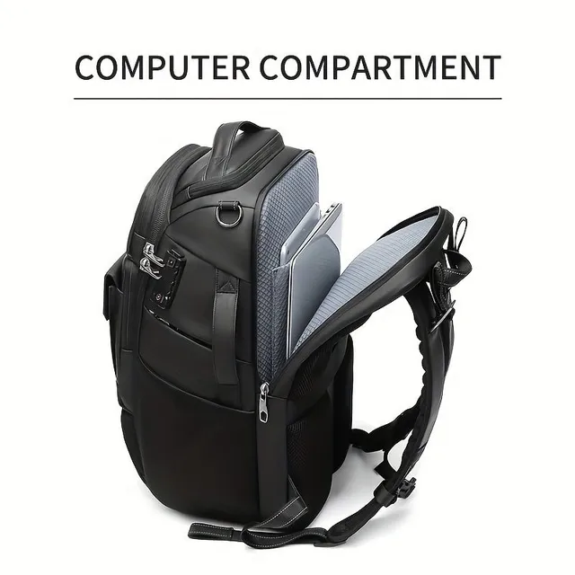 Unisex Professional Backpack na kamerze z 17' kieszeni na notebooku, uchwyt