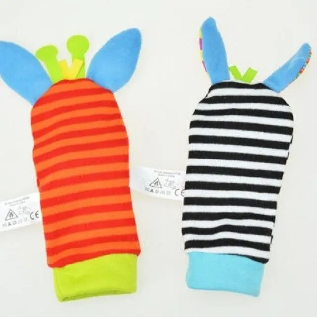 Children's gloves with puppet