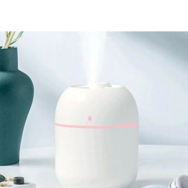 Waterfall humidifier with LED atmosphere