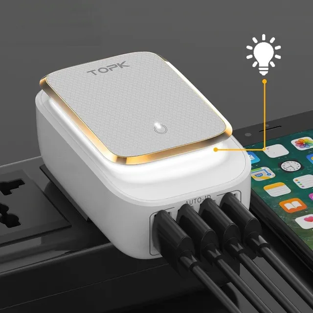 EU / US charging station 4 ports