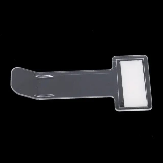 Universal clip for parking tickets and car documents - transparent color