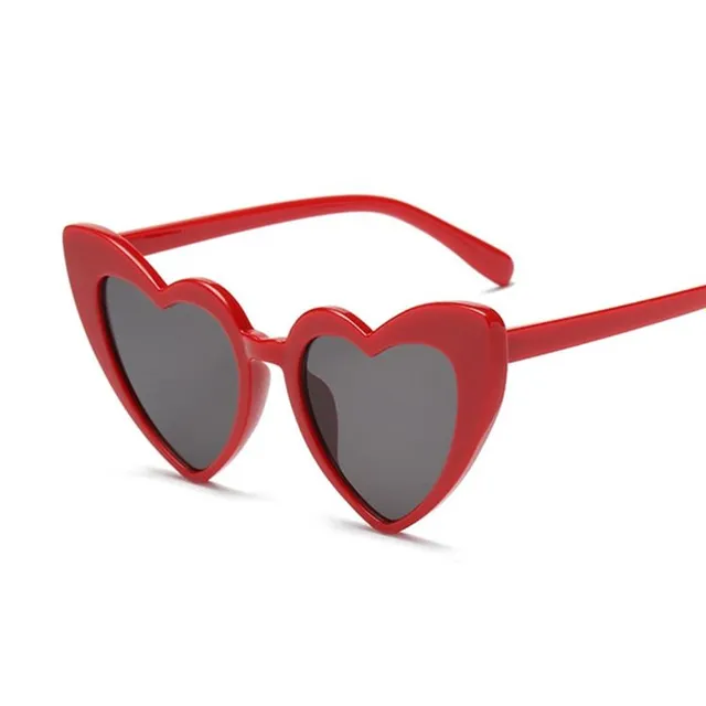 Stylish women's heart shaped sunglasses with UV 400 - several colour options Barbara