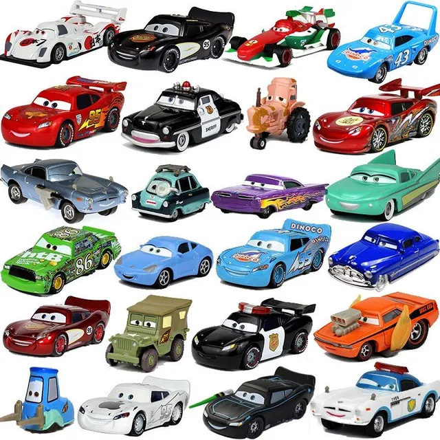 Modele samochodów dziecięcych z angielskiego z ulubionej bajki 