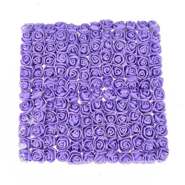 Mini Roses 144 pcs purple