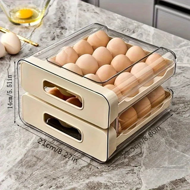 Držiak na vajcia Na chladničku s potravinovou stupnicou