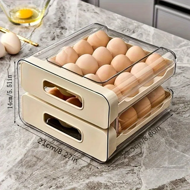 Egg holder For Fridge With Food Scale