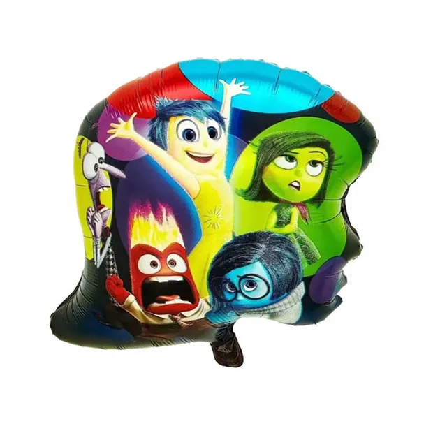 Alumínium léggömb a népszerű Inside Out 2 mese képeivel