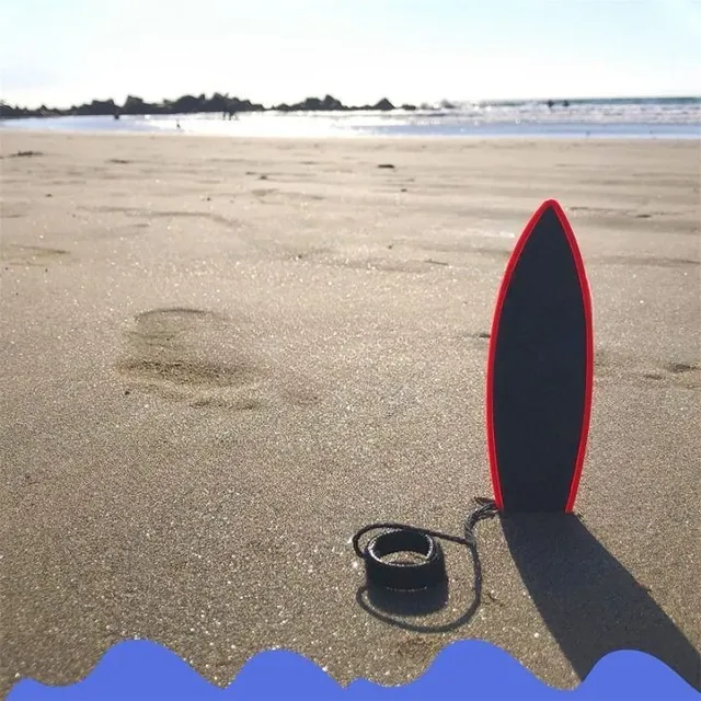 Mini plăcuță de surf stilată cu șiret împotriva pierderii