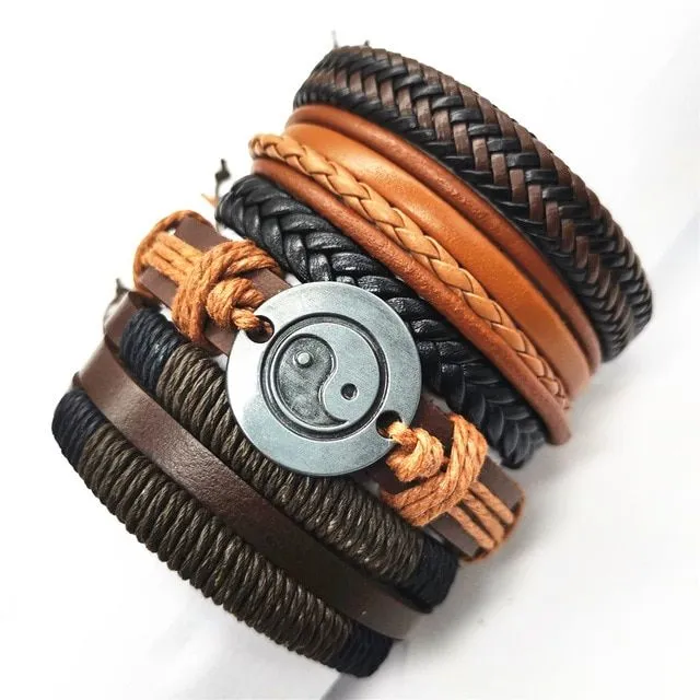 Leather bracelets JING JANG