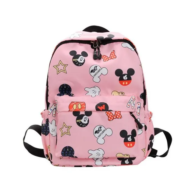 Beautiful baby backpack with Minnie and Mickey Mouse style11 31x24x14CM