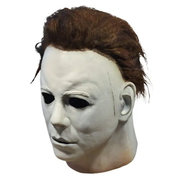 Trendy cosplay latex mask of Michael Myers from the legendary Halloween horror saga