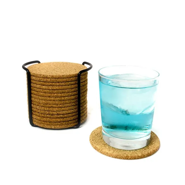 Cork coasters 20 pcs