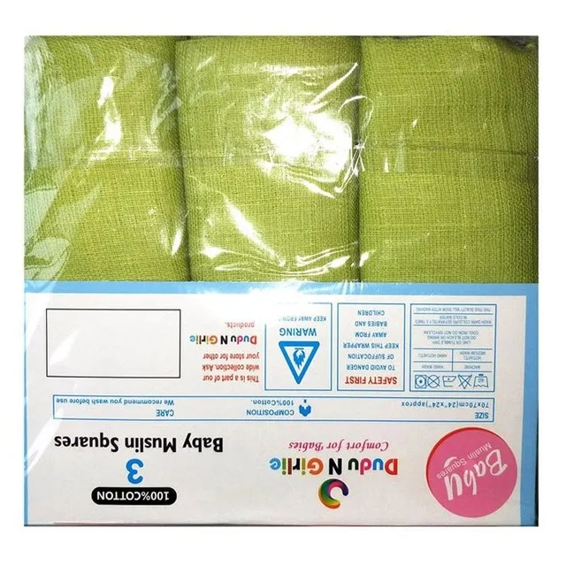 Cotton diapers 3 pcs