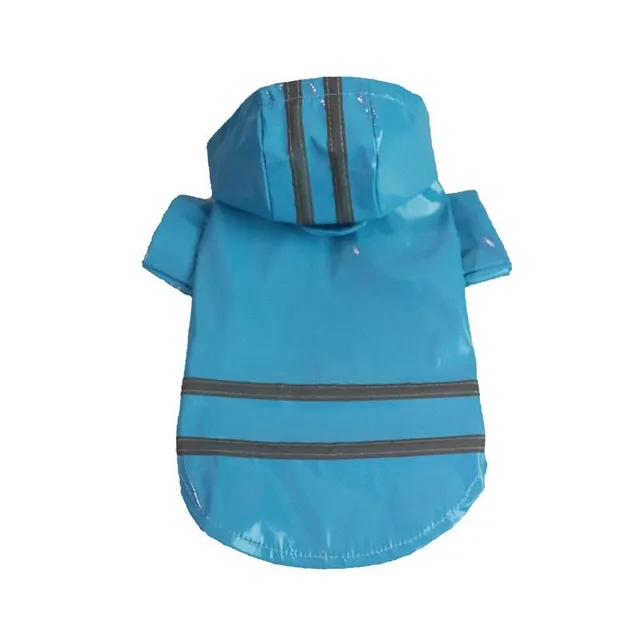 Luxury dog waterproof raincoat with reflective elements in different colour options Soulnik