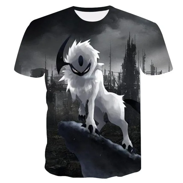 Tricou modern 3D pentru bărbați Animal