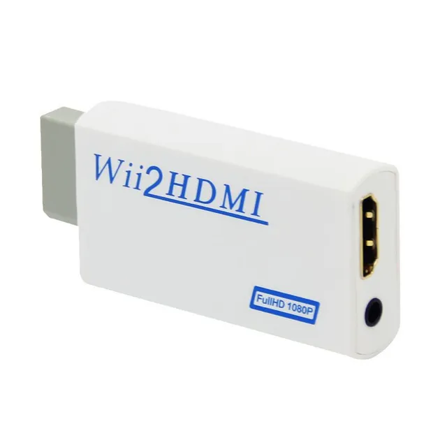 Wii2HDMI audio a video adaptér pre konzoly Wii - Biely