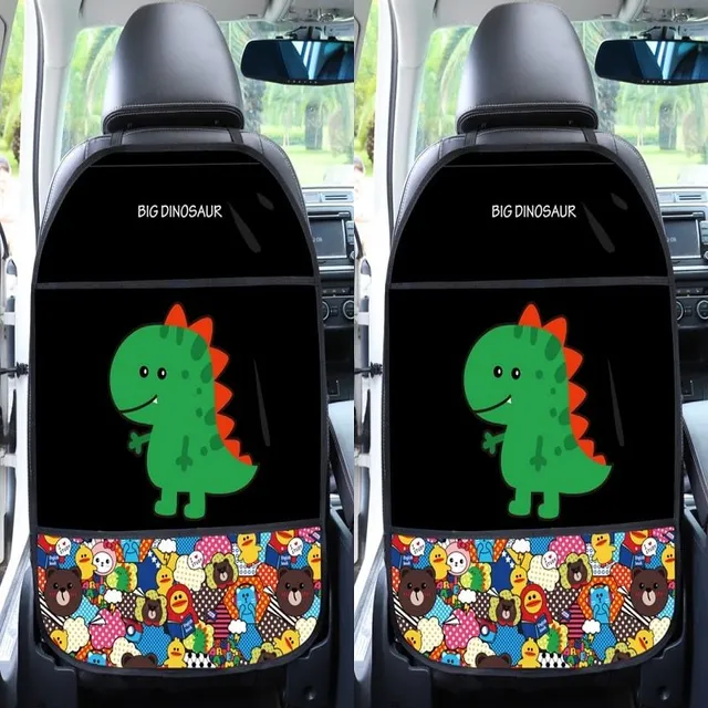 Waterproof car seat protector with cute motifs - 1 or 2 pieces