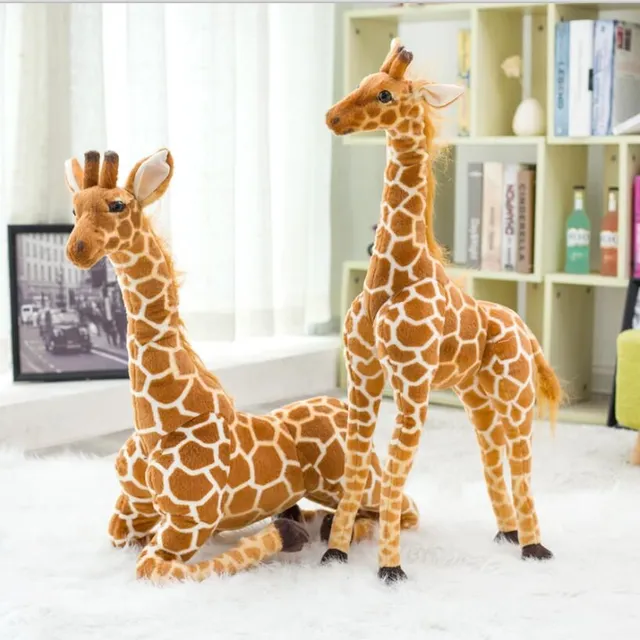 Giraffe en peluche géante de luxe pour enfants