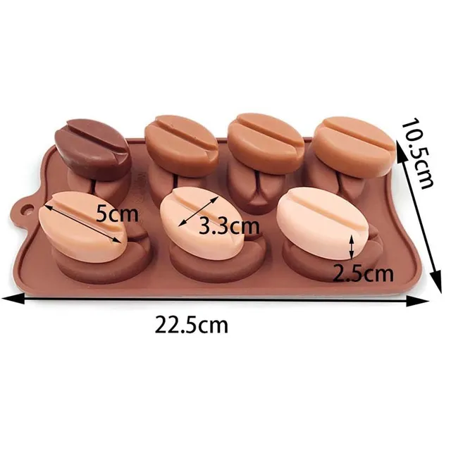 Silicone form Mi1128 - coffee beans