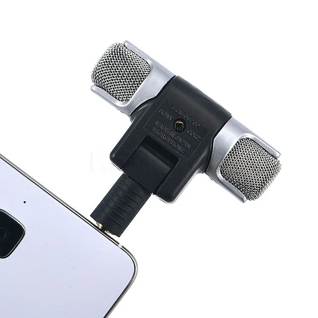 Mini sztereó mikrofon PC-hez és mobiltelefonokhoz