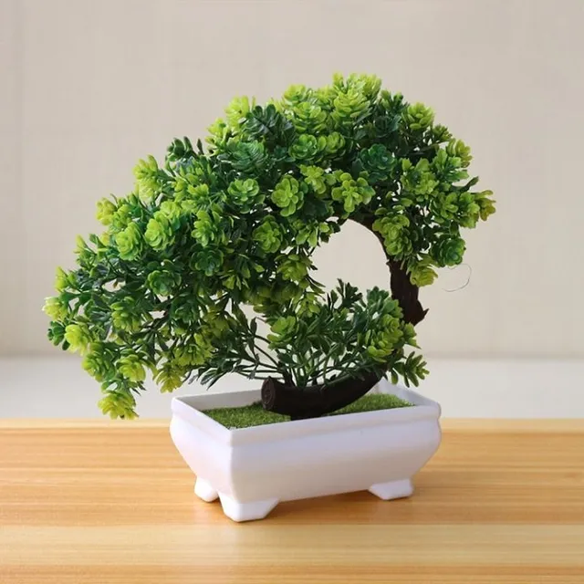 Bonsai artificial decorativ în ghiveci