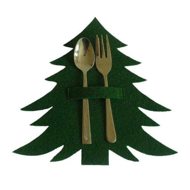 Christmas case for cutlery 4 pcs