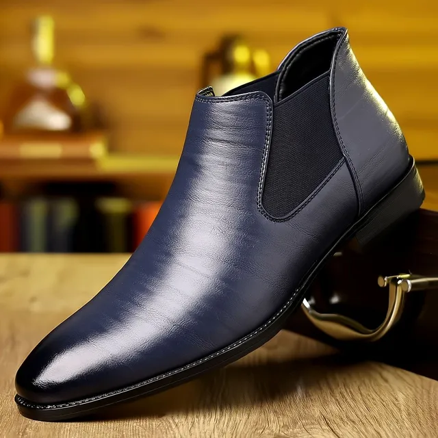 Chaussures de ville pour homme en cuir pleine fleur à enfiler