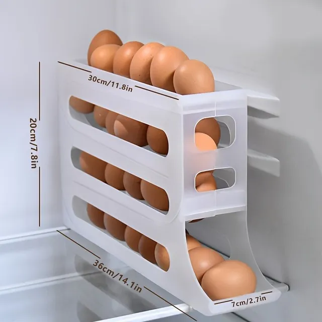 Multi-layer roller egg organizer