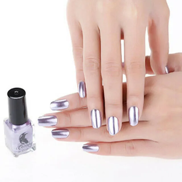 Beautiful nail polishes with mirror effect - more colours