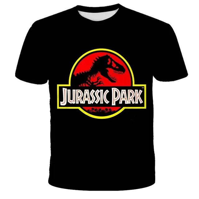 Tricou pentru copii cu mâneci scurte și imprimeu Jurassic World