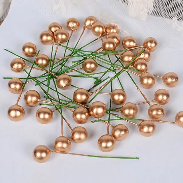 Decorative balls gold 100 pcs