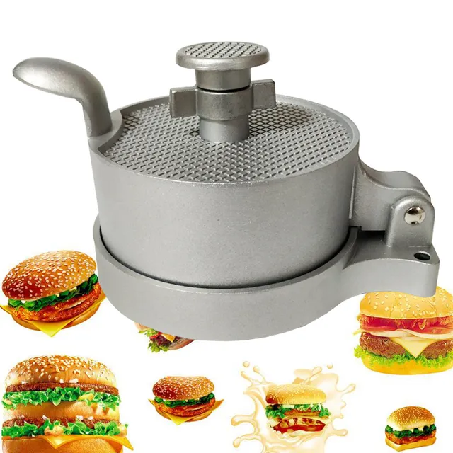 Kitchen aluminium burger press