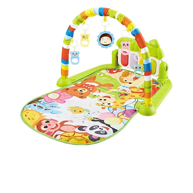 Play stand and pad for babies to crawl and play with music - Two variants