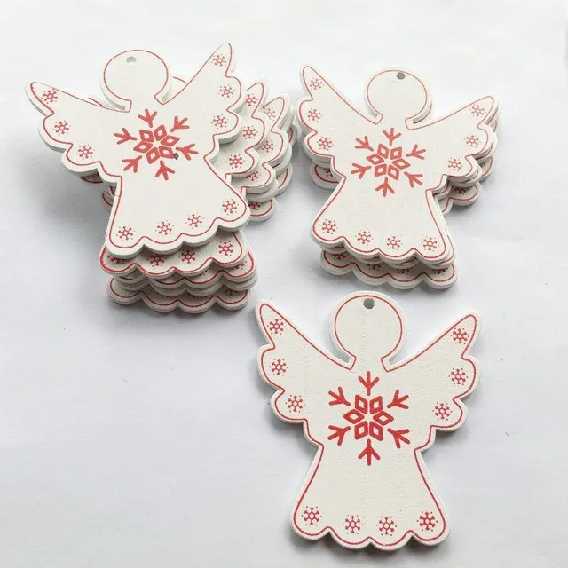 Wooden Christmas Ornaments 10pcs