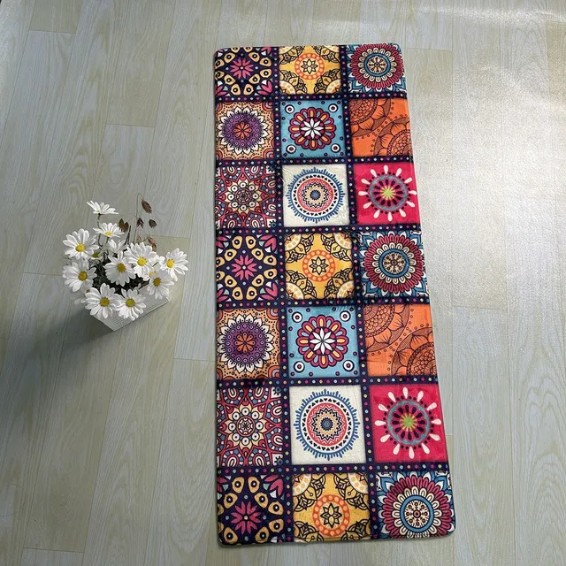 Moroccan ethno carpet for floor | Non-slip modern kitchen mat