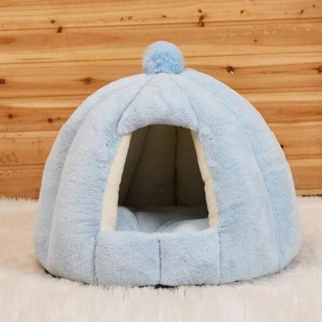 Plush kennel for dogs