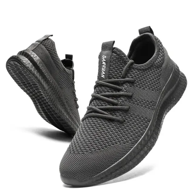 Men's light running shoes with lace, for comfortable running and walking