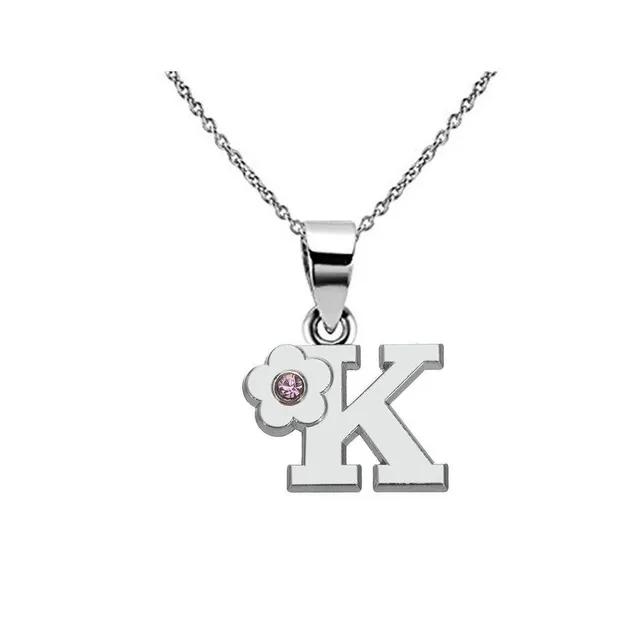 Luxury pendant with initial Amalric