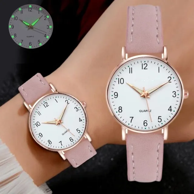 Luminous ladies wrist watch