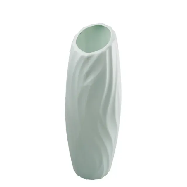 Modern vase in various shapes made of durable unbreakable material - more variants