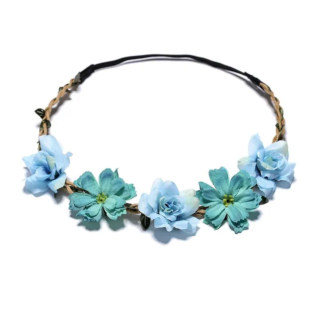 Floral headband for hair Jade